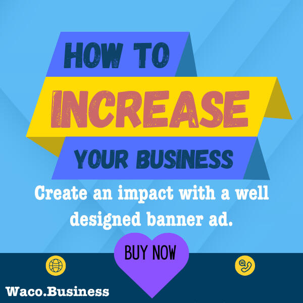 Color ad that reads How To Increase Your Business. Create an impact with a well designed banner ad.